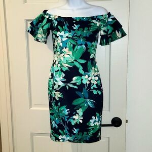 Strapless body con dress